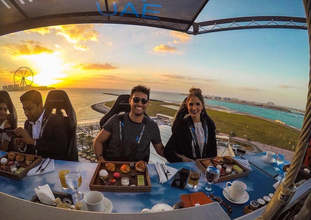 Birthday celebration Dubai - Dinner in the Sky